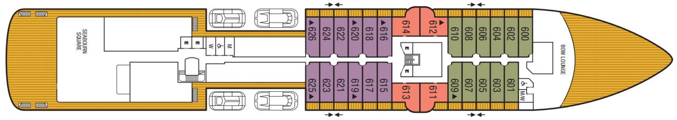 Cubierta 6 Seabourn Venture