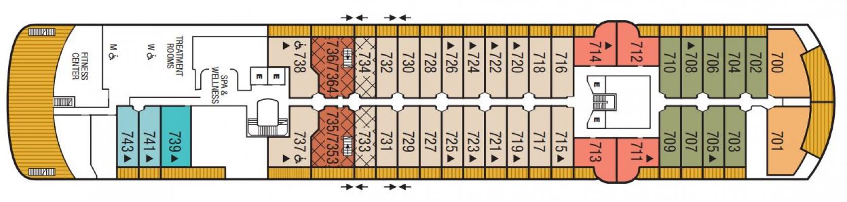 Cubierta 7 Seabourn Venture