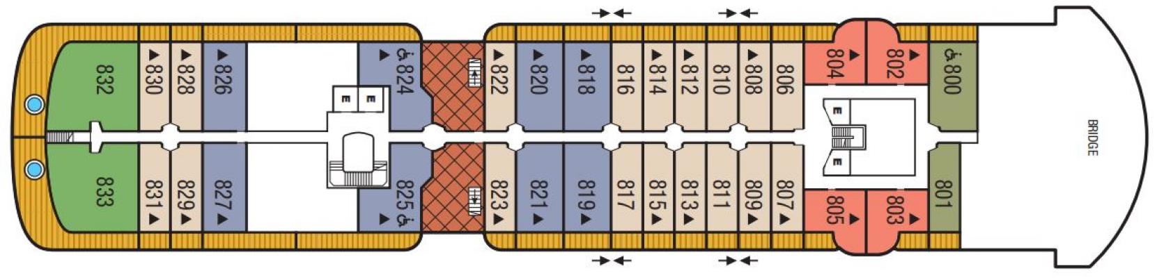Cubierta 8 Seabourn Venture
