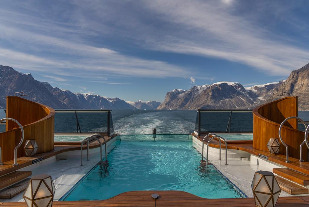 Piscina Infinita Seabourn Venture