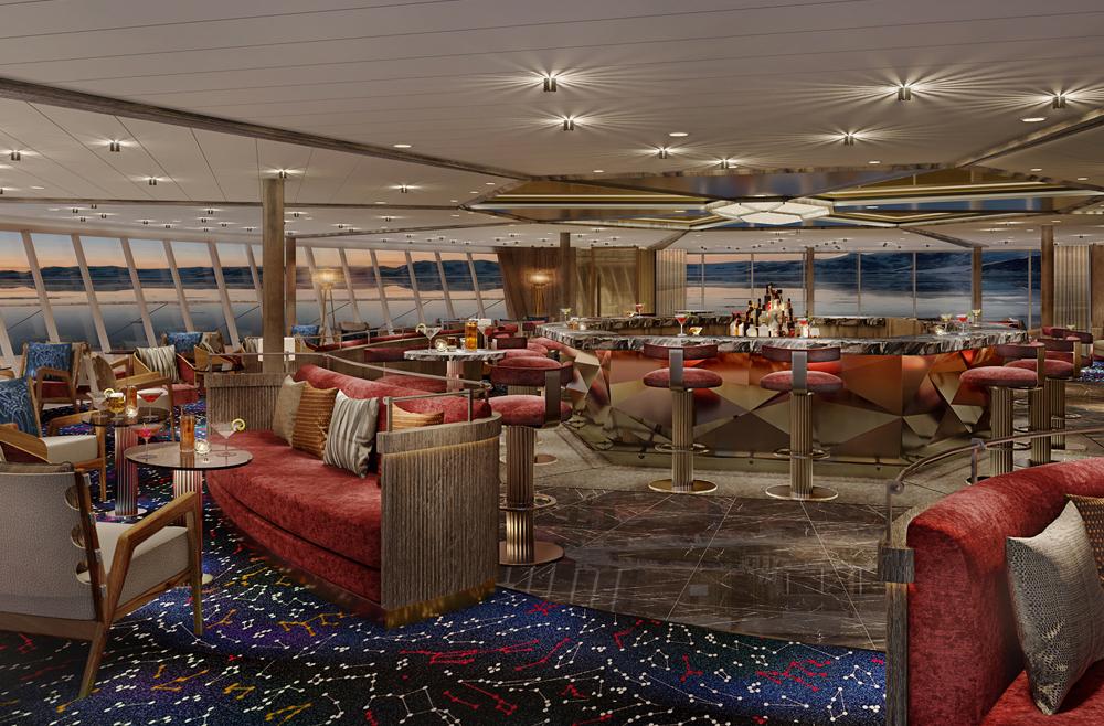 Camarote Constellation  Lounge - Seabourn Venture