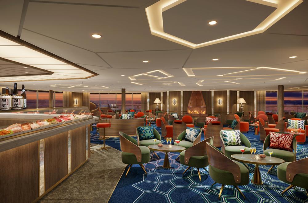 Restaurante The Club Sushi Seabourn Venture