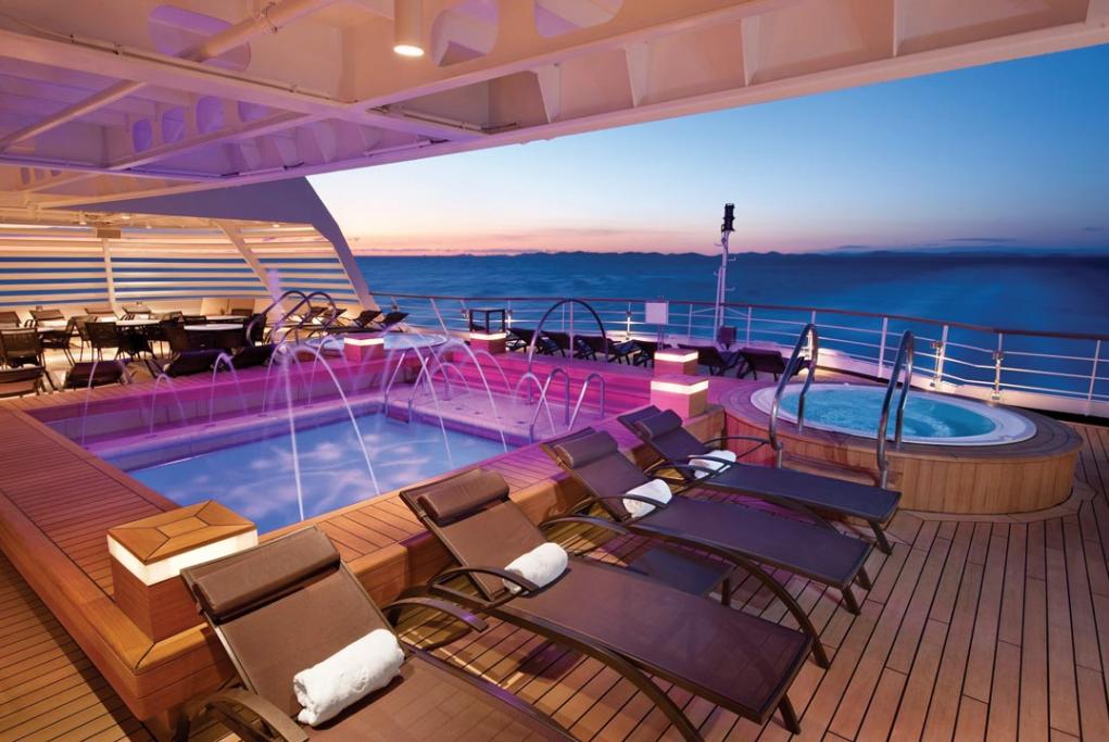 Camarote 2 piscinas y 6 jacuzzis - Seabourn Odyssey