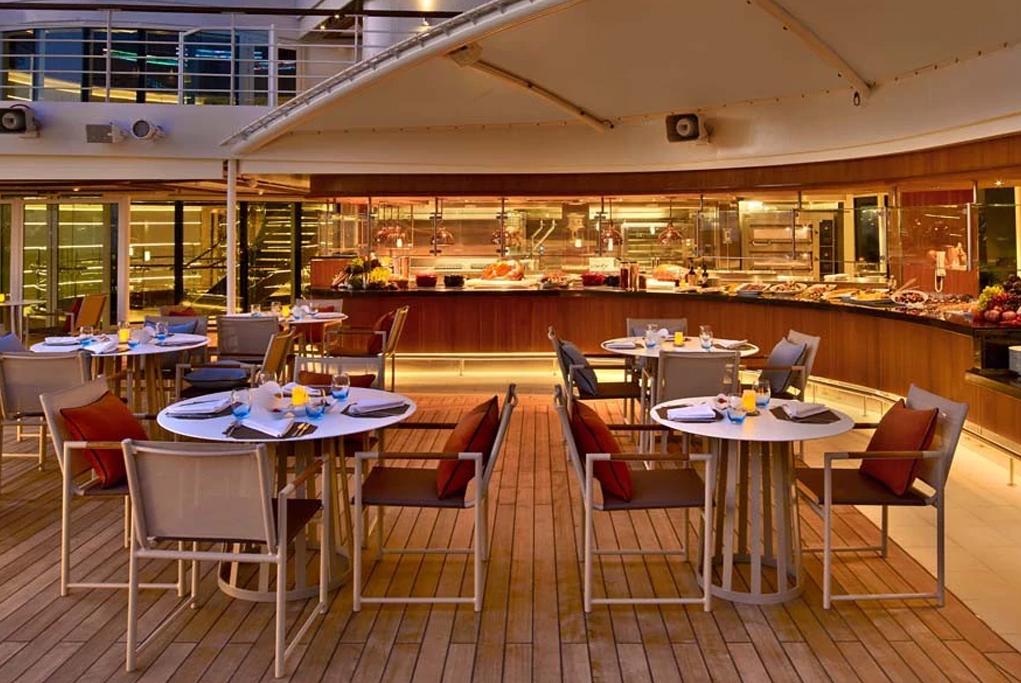 Restaurante The Patio Seabourn Odyssey