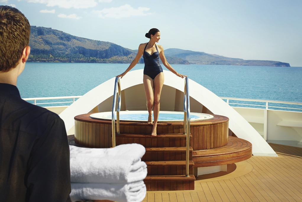 jacuzzi proa Seabourn Quest