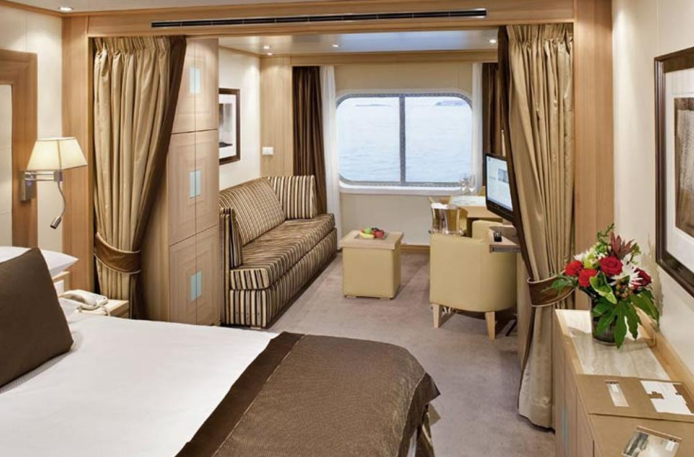 Suite Exterior con ventana Seabourn Sojourn