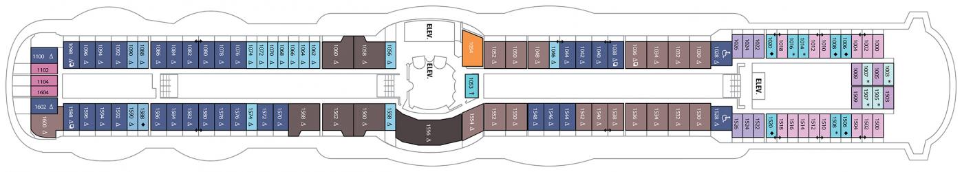 Cubierta 10 Serenade of the Seas