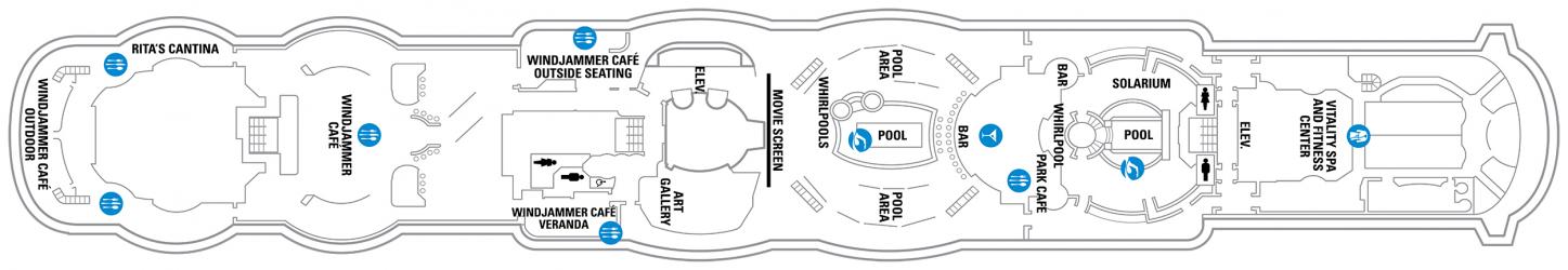 Cubierta 11 Serenade of the Seas