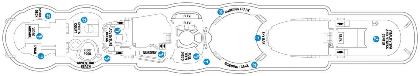 Cubierta 12 Serenade of the Seas