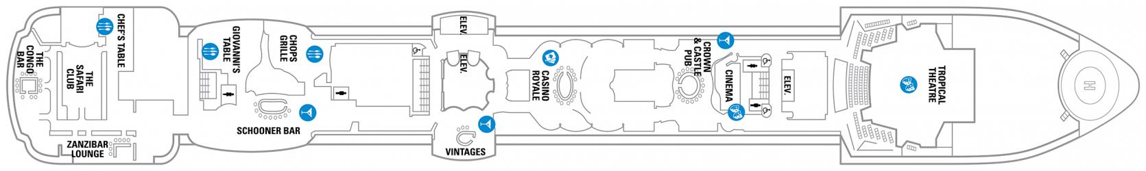 Cubierta 6 Serenade of the Seas