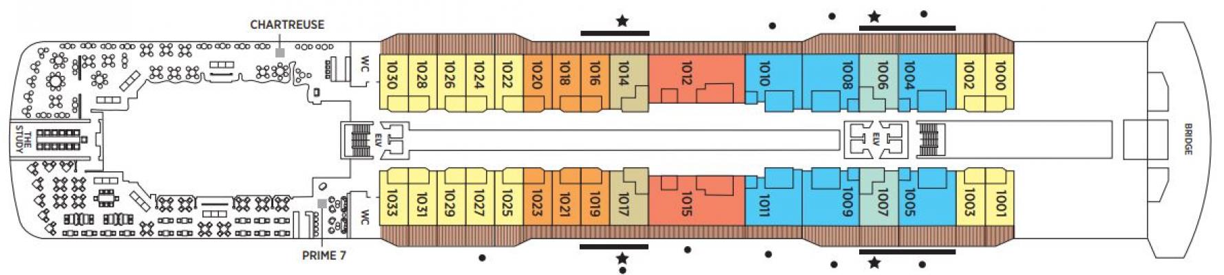 Cubierta 10 Seven Seas Grandeur