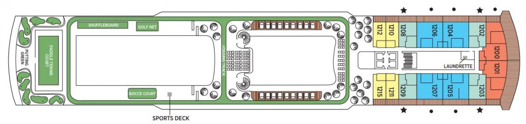 Cubierta 12 Seven Seas Grandeur