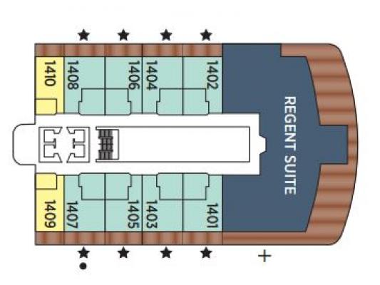 Cubierta 14 Seven Seas Grandeur