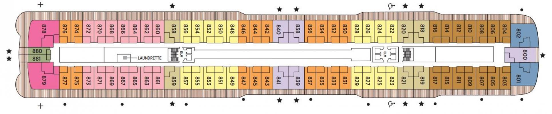 Cubierta 8 Seven Seas Grandeur