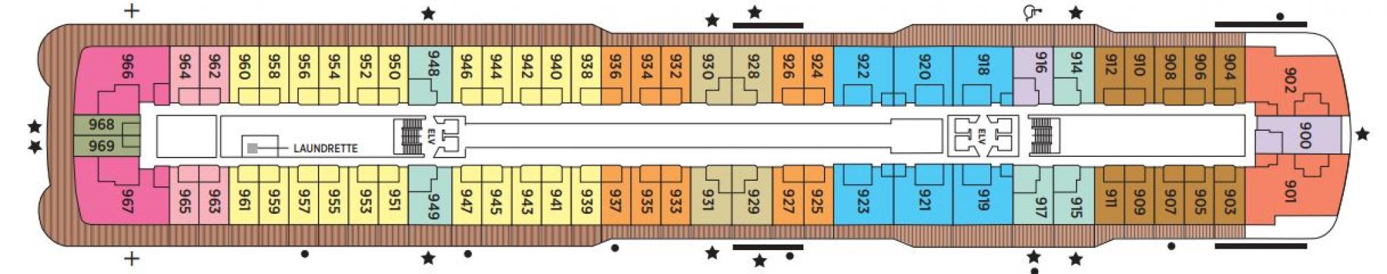 Cubierta 9 Seven Seas Grandeur