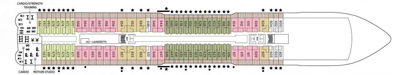 Cubierta 6 Seven Seas Splendor