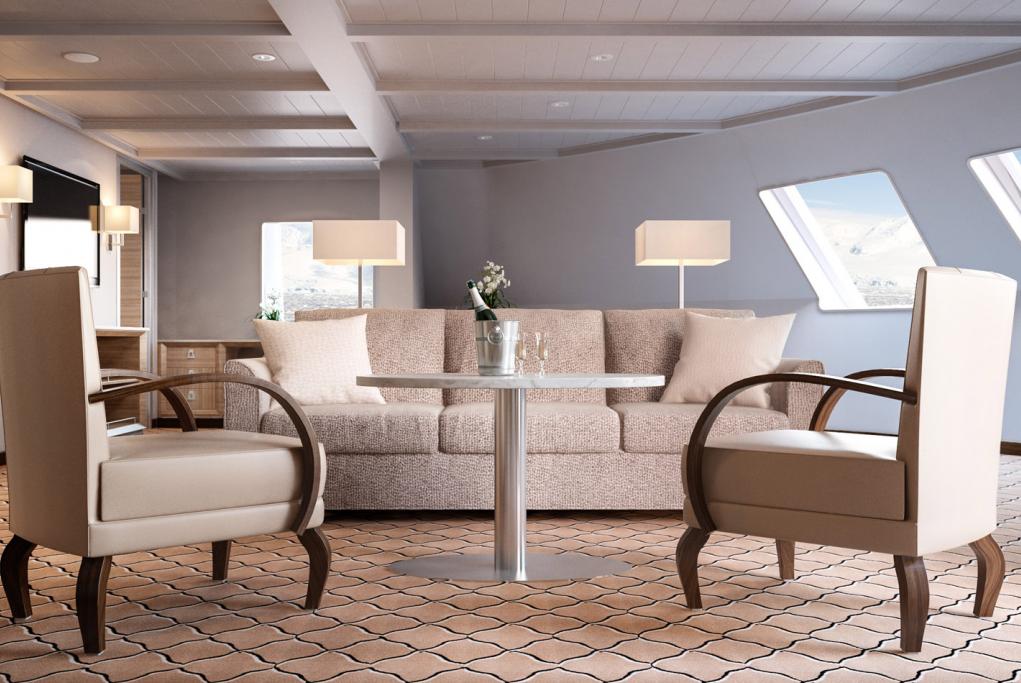 Salón Grand Suite Silver Cloud Expedition