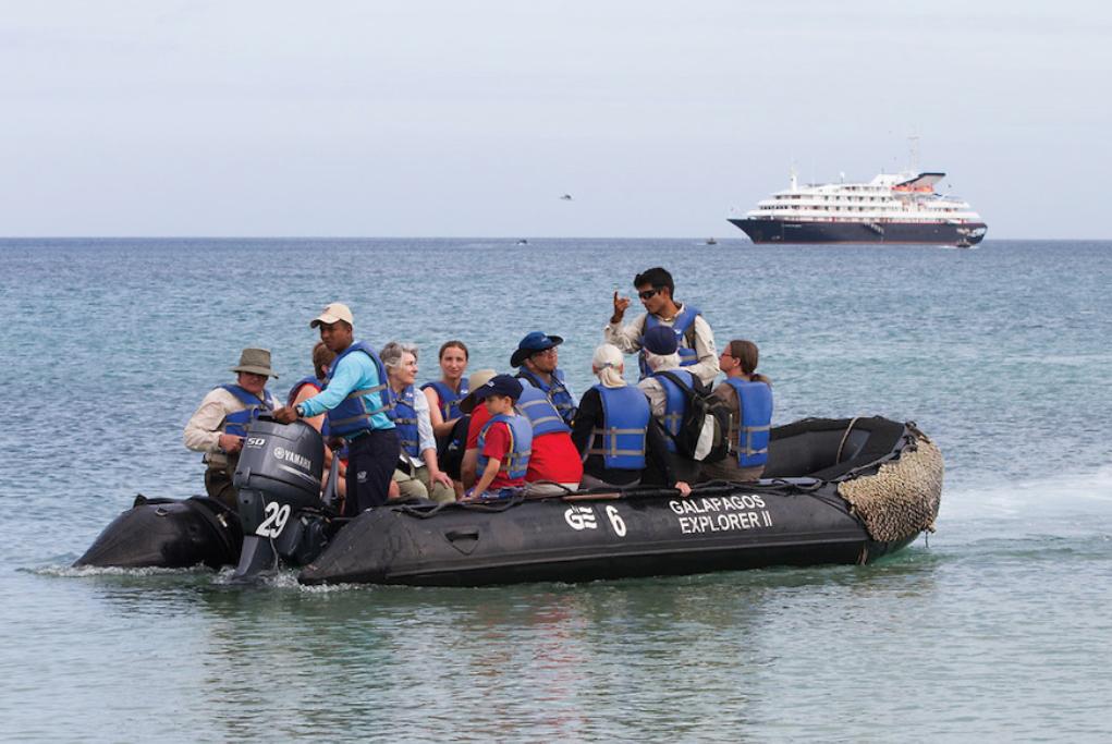 Zodiak expedición Silver Galapagos