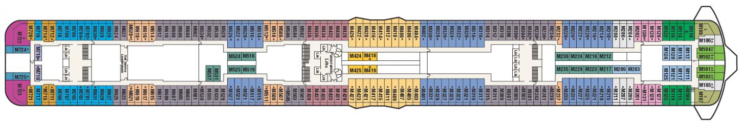 Cubierta 15 Sky Princess