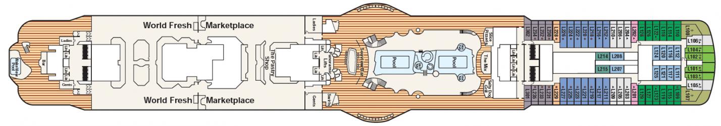 Cubierta 16 Sky Princess