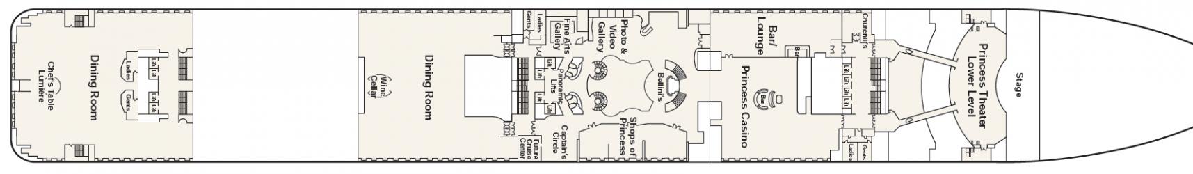 Cubierta 6 Sky Princess
