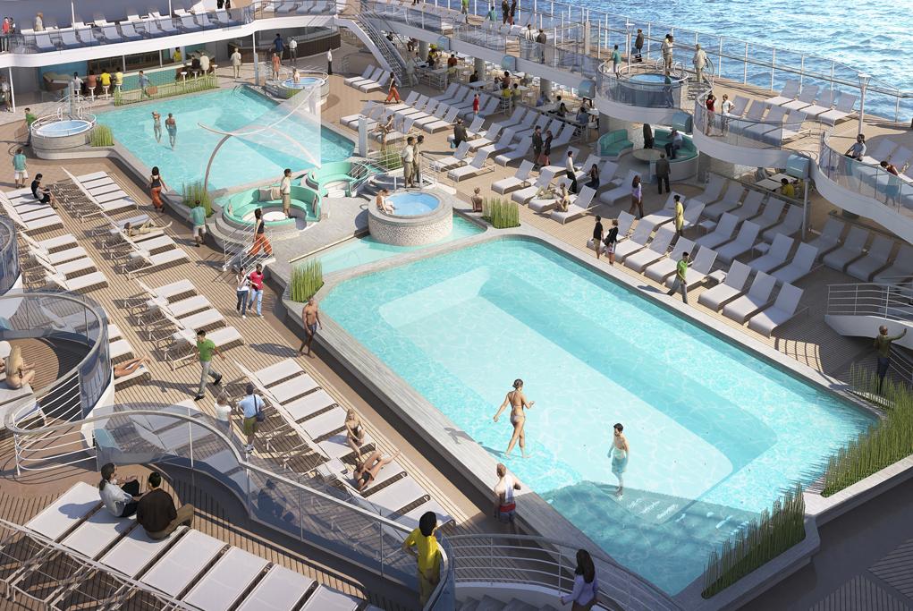 Camarote Piscinas novedosas - Sky Princess