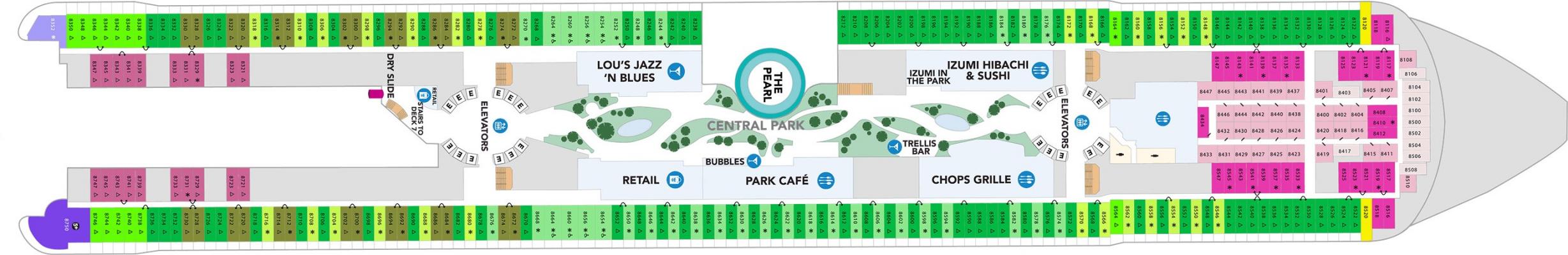 Cubierta 8 Star of the Seas