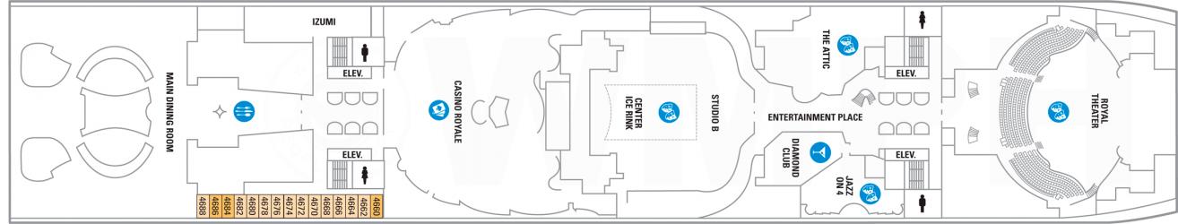 Cubierta 4 Symphony of the Seas