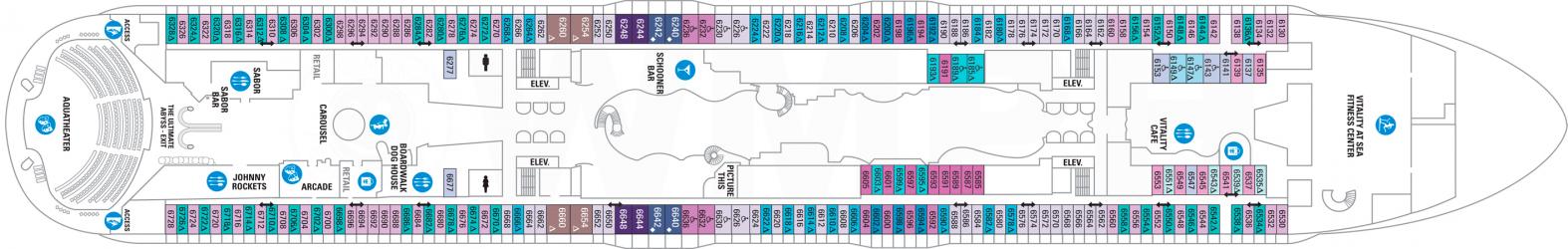 Cubierta 6 Symphony of the Seas