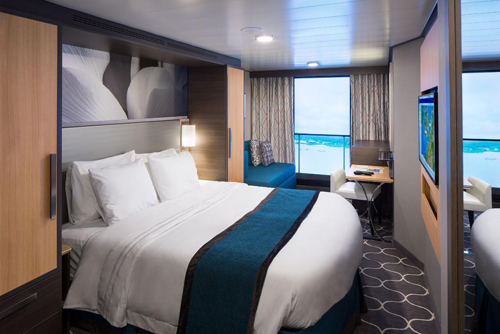 Interior con balcón virtual Symphony of the Seas