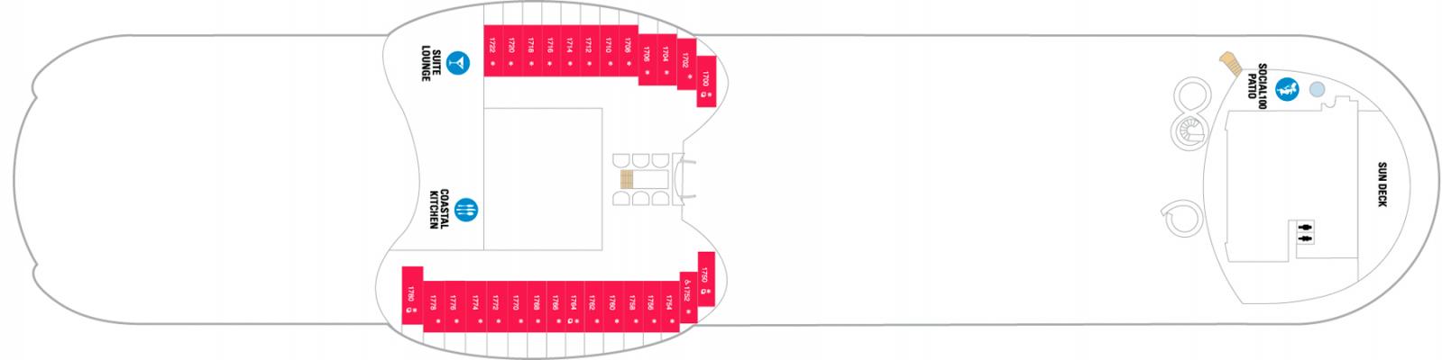 Cubierta Deck 17 Utopia of the Seas