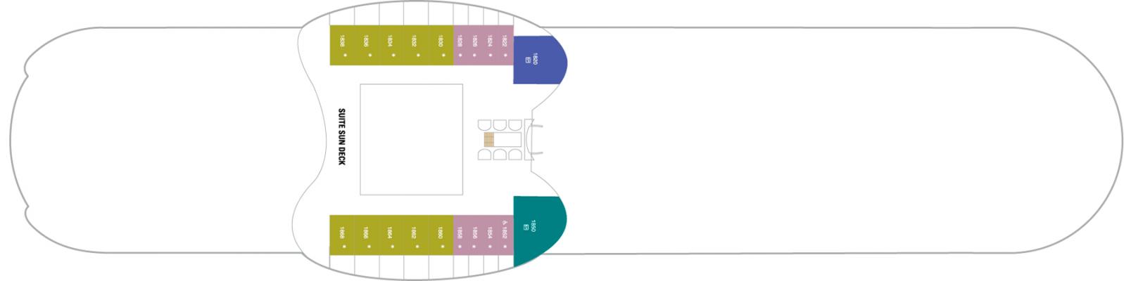 Cubierta Deck 18 Utopia of the Seas