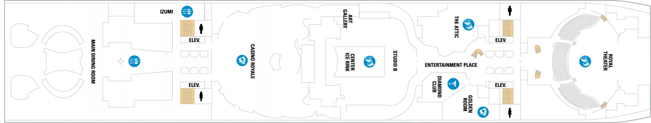 Cubierta Deck 4 Utopia of the Seas