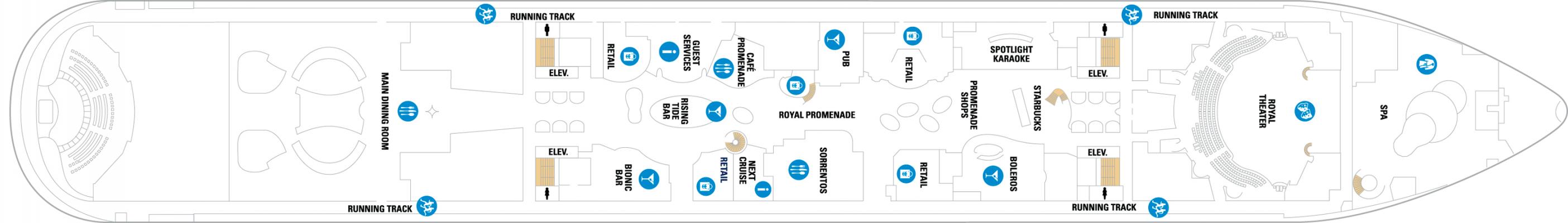 Cubierta Deck 5 Utopia of the Seas