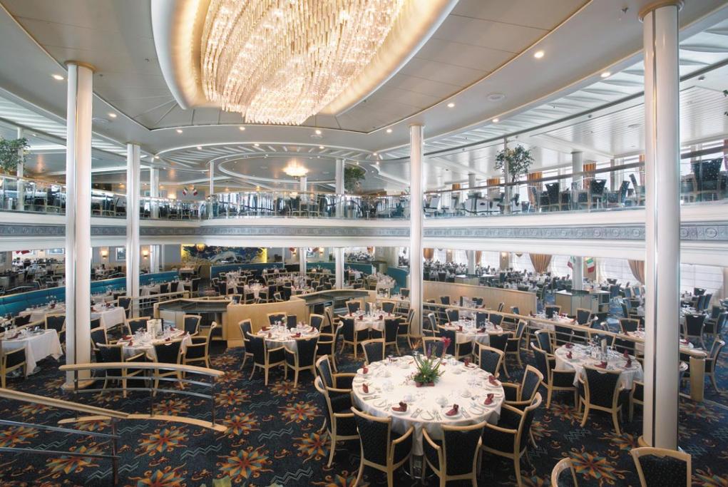Restaurante principal Aquarius  Vision of the Seas