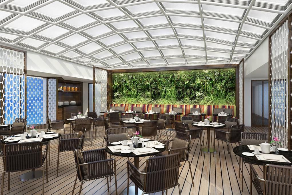 Restaurante Veranda Interior Wind Star