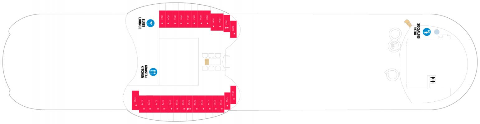 Cubierta Deck 17 Wonder of the Seas