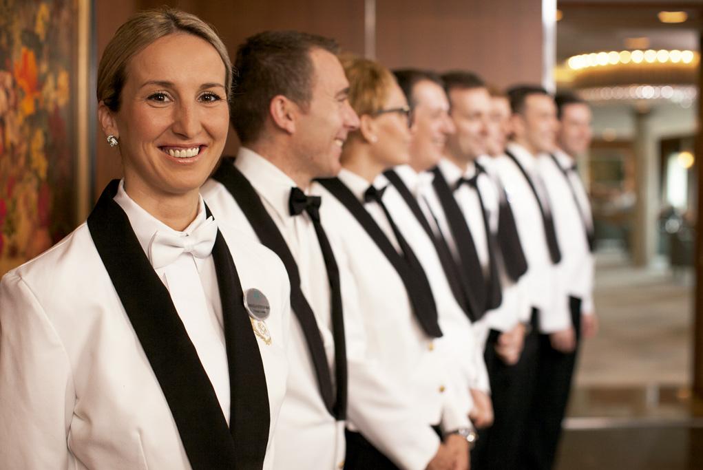 Mayordomos 6 estrellas - Crystal Cruises