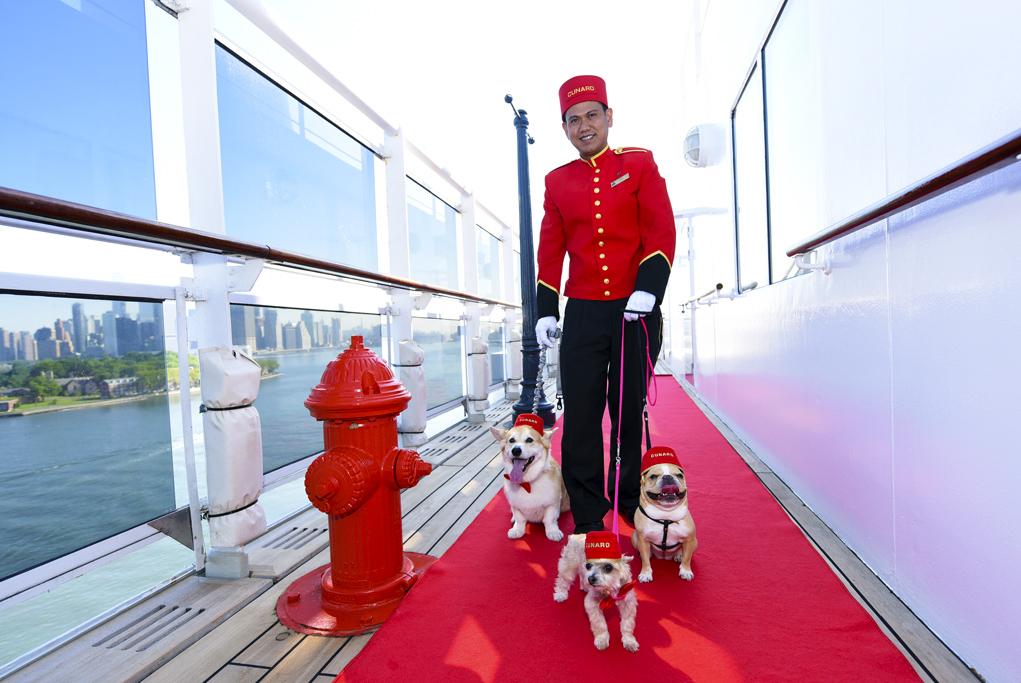 Mascotas a bordo - Cunard