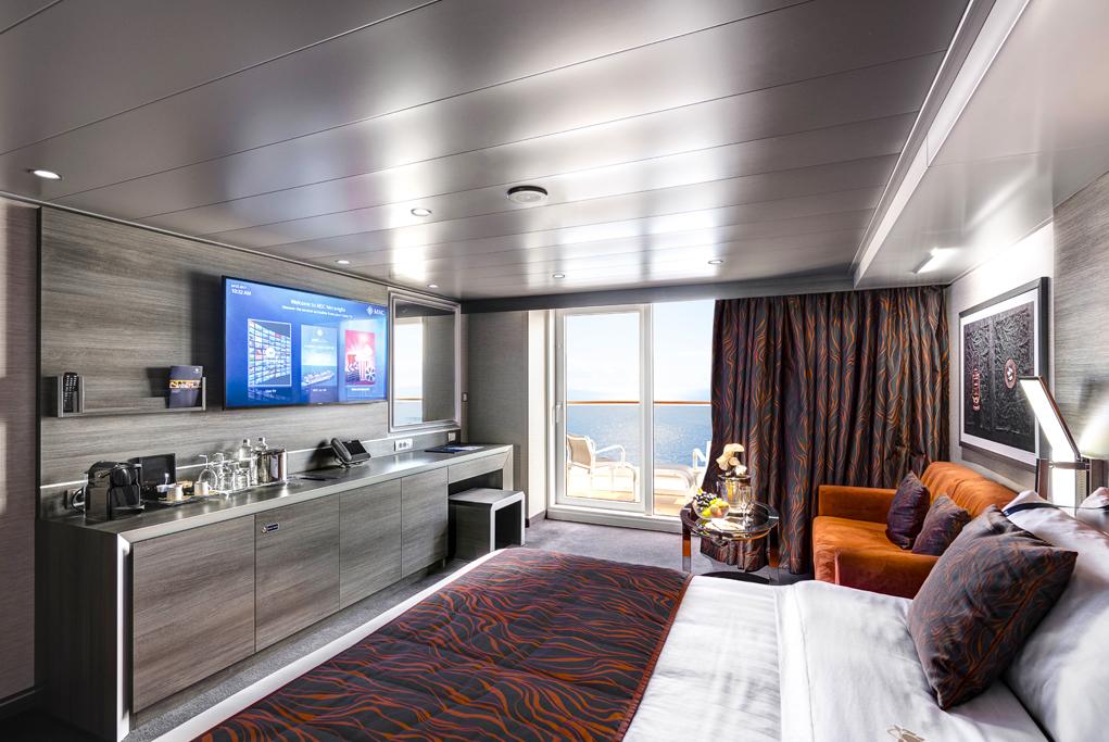 Camarotes de diseño - MSC Cruceros
