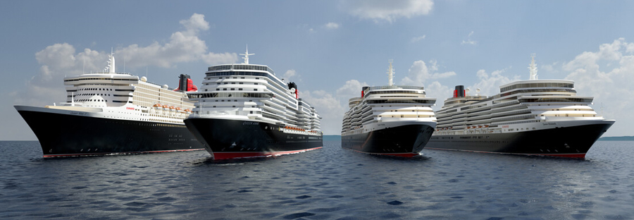 Cunard barcos flota 