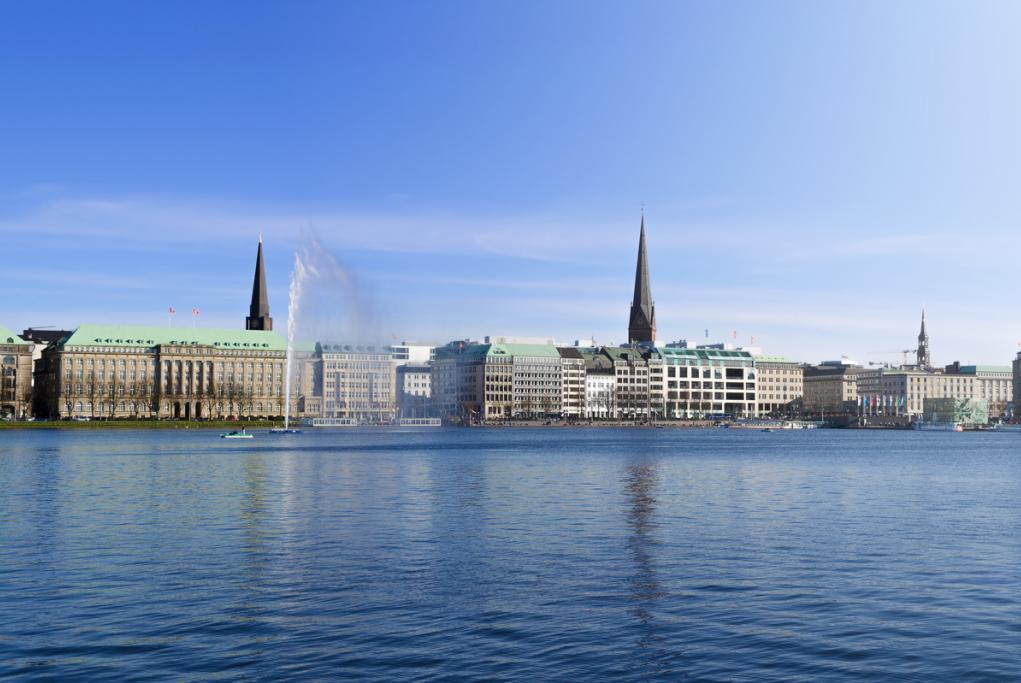 Lago Binnenalster - Hamburgo
