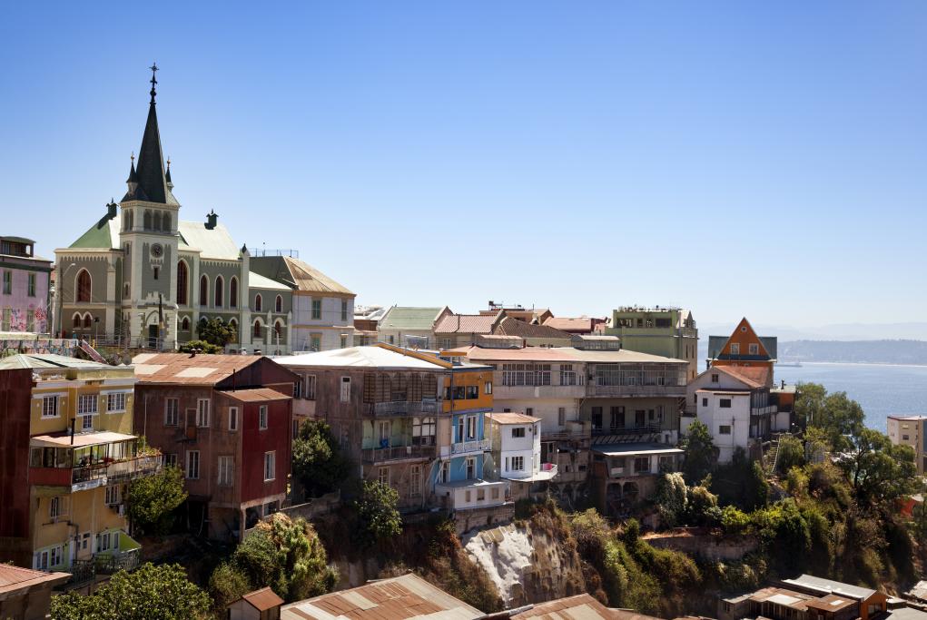 Cerro Concepción - Santiago de Chile - Valparaíso